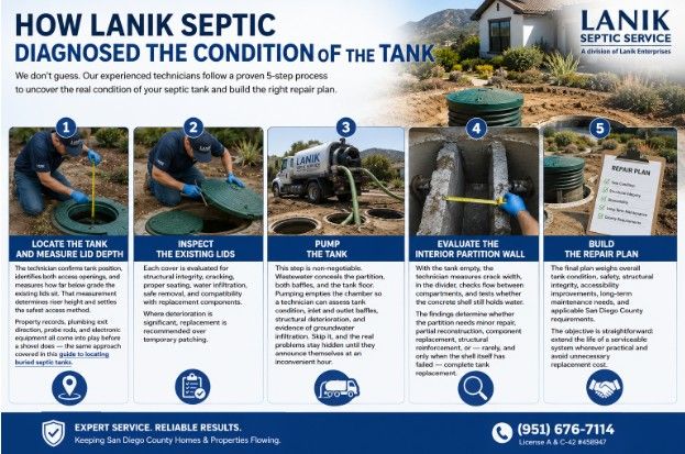 How Lanik Septic Diagnosed the Condition of the Tank