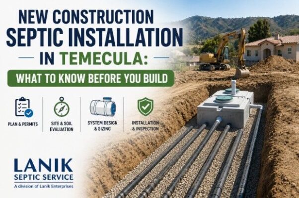 New Construction Septic Installation in Temecula: What to Know Before You Build