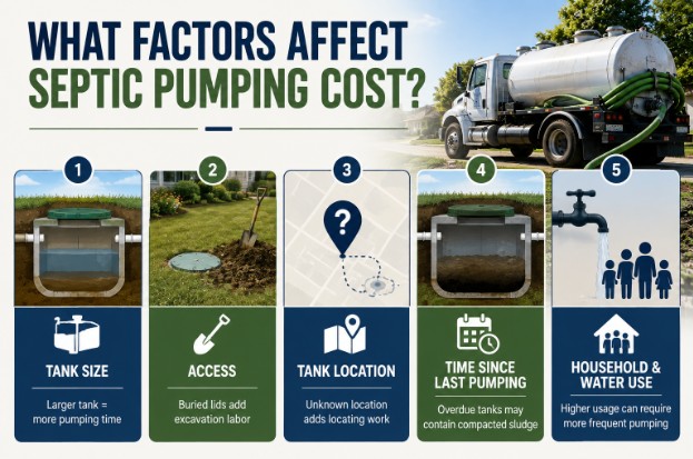 What Factors Affect Septic Pumping Cost?