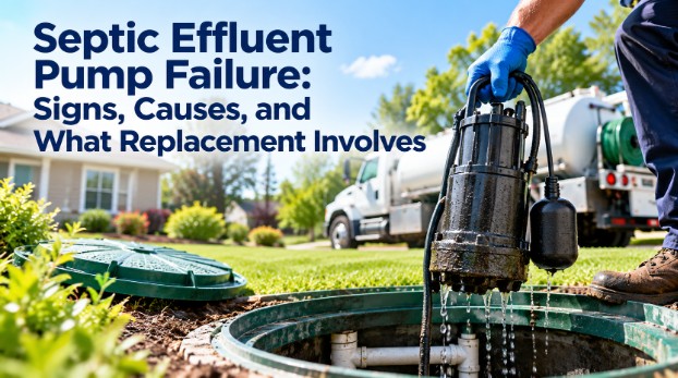 Septic Effluent Pump Failure: Signs, Causes, and What Replacement Involves